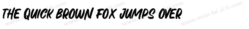 the quick brown fox jumps over the字体转换